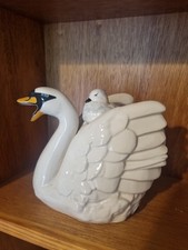 Vintage swan teapot for sale  YORK