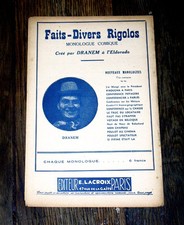 Faits rigolos monologue d'occasion  Tours-