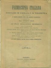 Farmacopea italiana. volume usato  Italia