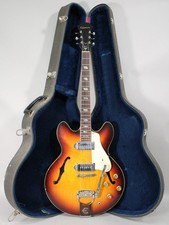Usado, Guitarra elétrica c.1966 Epiphone Casino E230TD Vibrato Thinline Archtop Sunburst comprar usado  Enviando para Brazil