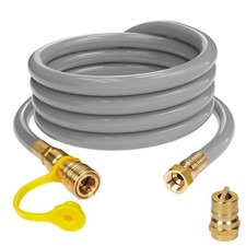 Usado, Kit de mangueira Westinghouse recondicionado 1/2" gás natural 15 pés com adaptador comprar usado  Enviando para Brazil