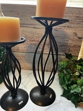 Black metal candle for sale  Salineville