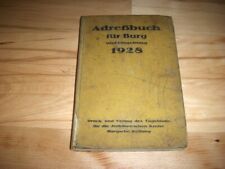 Adreßbuch burg dörfer gebraucht kaufen  Böchingen, Knöringen, Siebeldingen