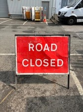 Road closed safety for sale  SLOUGH