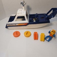 Lote de peças extras vintage Fisher Price Sea Shark Boat 334 Adventure People comprar usado  Enviando para Brazil