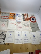 Vintage theatre programmes for sale  LONDON