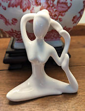 Glossy white yoga for sale  Glyndon