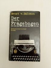 Ernst salomon fragebogen gebraucht kaufen  Trier