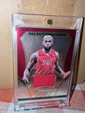 Usado, Camiseta usada jogo 2013-14 Select LeBron James Swatches #7 Heat SP inserção comprar usado  Enviando para Brazil