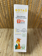 Loção protetora solar mineral BOTAO Baby FPS50 amplo espectro UVA UVB 2,5 oz comprar usado  Enviando para Brazil