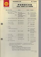Shell lubrication chart for sale  PULBOROUGH