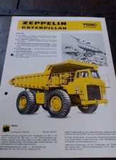 Brochure camion caterpillar usato  Brescia