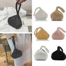 Bolsa de mão feminina triangular strass noite bolsa de mão festa formatura casamento comprar usado  Enviando para Brazil