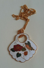 Large cloisonné drop for sale  WISBECH