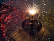 Glasfaserlampe astax topas gebraucht kaufen  Titisee-Neustadt