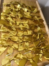 30 peças de fita de laço de torção dourada para artesanato sacos de presente decoração de doces 3,75" comprar usado  Enviando para Brazil