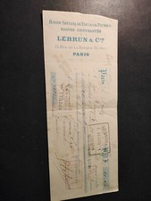 Facture type lettre d'occasion  France