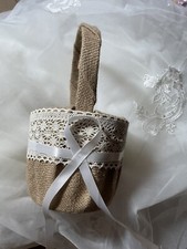 Hochzeit blumenkörbchen gebraucht kaufen  Naundorf, Mügeln