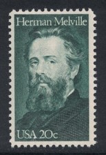 Scott 2094- Herman Melville, Moby Dick Autor- 20c MNH 1984- selo de hortelã não utilizado, usado comprar usado  Enviando para Brazil