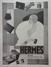 Publicite hermes sellier d'occasion  Montluçon