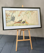 Vintage oriental painting for sale  BEDFORD