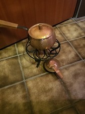 Kupfer fondue set gebraucht kaufen  Mühlheim