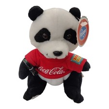 Camisa Coca-Cola Panda Bean Bag Plush Zoo Atlanta Kroger Coca-Cola 1999 vintage comprar usado  Enviando para Brazil