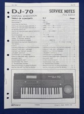 Usado, Manual de serviço original da estação de trabalho de amostragem Roland / DJ-70 comprar usado  Enviando para Brazil