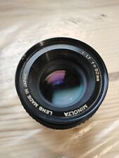 Lens minolta 50mm usato  Roma