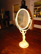 Art Nouveau Figura Francesa Tocador Dama Vestidor Inclinable Espejo Ovalado segunda mano  Embacar hacia Mexico