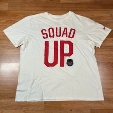 Camiseta Nike branca Squad Up masculina tamanho XL usada , usado comprar usado  Enviando para Brazil