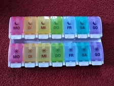 Tablettenbox pillendose tage gebraucht kaufen  Wurzen
