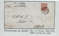Italie timbre lettre d'occasion  Cahors