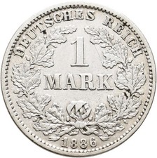 Kaiserreich mark 1886 gebraucht kaufen  Schwarzenbach am Wald