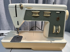 Máquina de costura Singer Zig Zag modelo 774 cinza bege, usado comprar usado  Enviando para Brazil