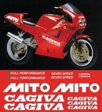 Adesivi replica cagiva usato  Bari