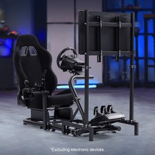 Dardoo Racing Sim Cockpit mit TV Ständer&Sitz Fit Logitech G27 G29 Thrustmaster comprar usado  Enviando para Brazil