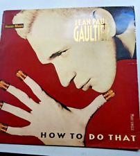 JEAN PAUL GAULTIER VTG CLOTHING "HOW TO DO THAT "  1989 RARE! LP  RUNWAY MUSIC comprar usado  Enviando para Brazil