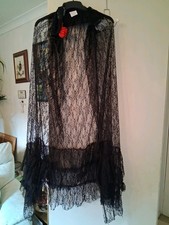 Black lace cape for sale  CARDIFF