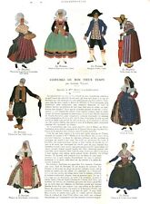 Document ancien costumes d'occasion  France