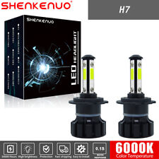 Kit de conversão de lâmpadas de faróis de LED H7 4 lados feixe alto baixo luz de neblina 6000K branco comprar usado  Enviando para Brazil