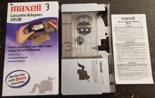 Adaptador VCR cassete Maxell VHS-C - Mini adaptador de cassete para filmadora (caixa aberta) comprar usado Adaptador VCR cassete Maxell VHS-C - Mini adaptador de cassete para filmadora (caixa aberta) comprar usado  Enviando para Brazil