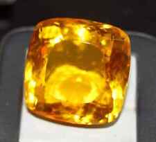 Piedra preciosa suelta natural de 1000 quilates corte cojín amarillo citrino certificado brasileño segunda mano  Embacar hacia Mexico