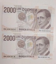 Banconote 2000 lire usato  Milano