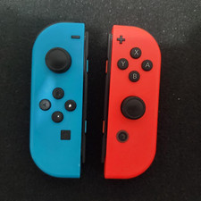 Controles (PAR) Nintendo Joy-Con fabricante de equipamento original - Usado - Azul neon e vermelho neon comprar usado  Enviando para Brazil