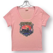 Vintage Honda Super Sport Motorcycle T Shirt 70s 1978 Selby/Boyd Glitter Large comprar usado  Enviando para Brazil