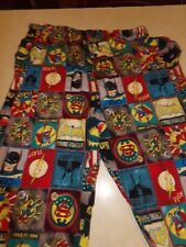 Pantalones de pijama de salón DC Comics Super Hero's talla XL segunda mano  Embacar hacia Argentina