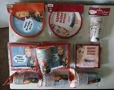 🎉 PAQUETE/LOTE DE TRABAJO DE ARTÍCULOS RETRO DE PAPEL FIESTA - TAZAS, PLATOS Y SERVILLETAS segunda mano  Embacar hacia Mexico