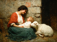 Giovanni segantini dipinto usato  Milano