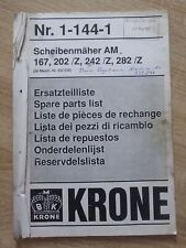 Krone scheibenmähwerk am167 gebraucht kaufen  Recke